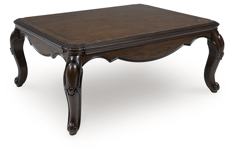 Maylee Coffee Table - Dark Brown