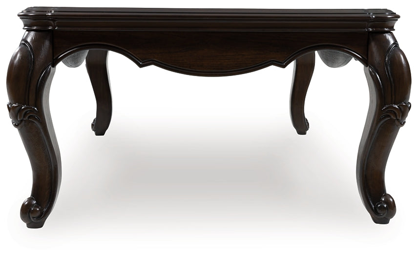 Maylee Coffee Table - Dark Brown