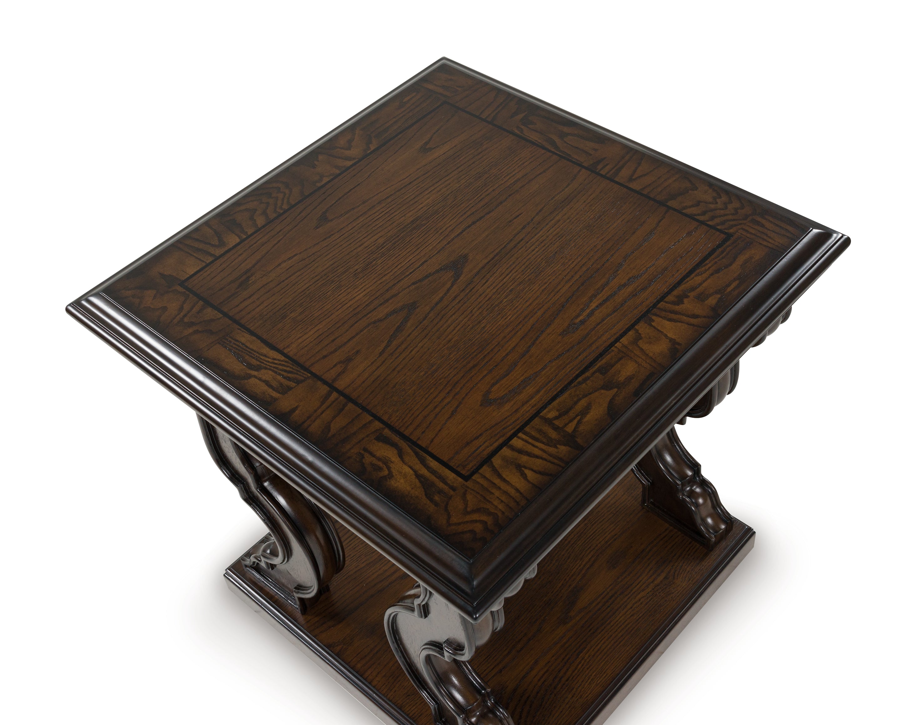 Maylee End Table - Dark Brown