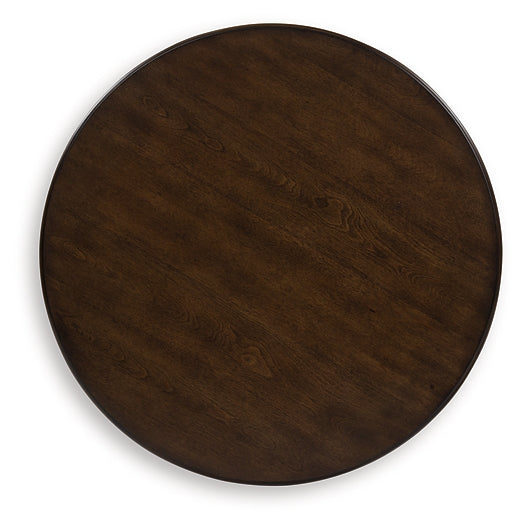 Frallyn End Table - Dark Brown