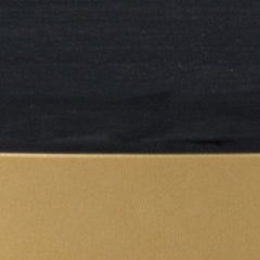 Shylore 3-Piece Table Set - Black/Brass Finish