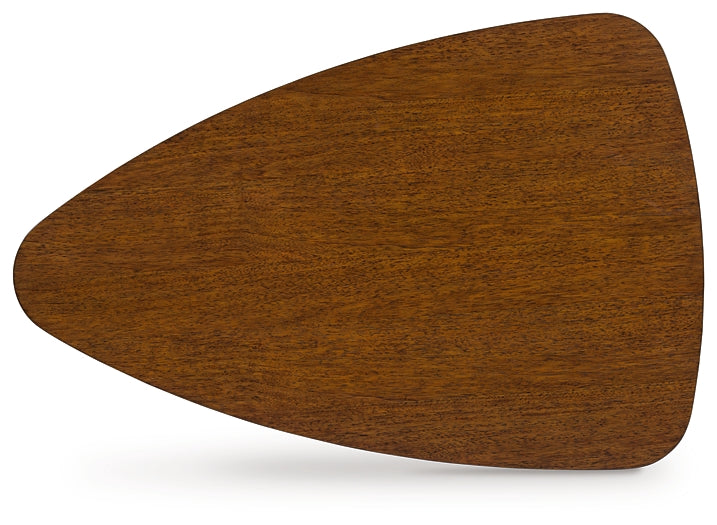 Lyncott 3-Piece Table Set - Brown