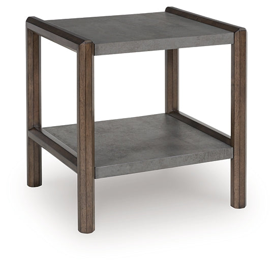 Kallenny End Table - Brown/Gray
