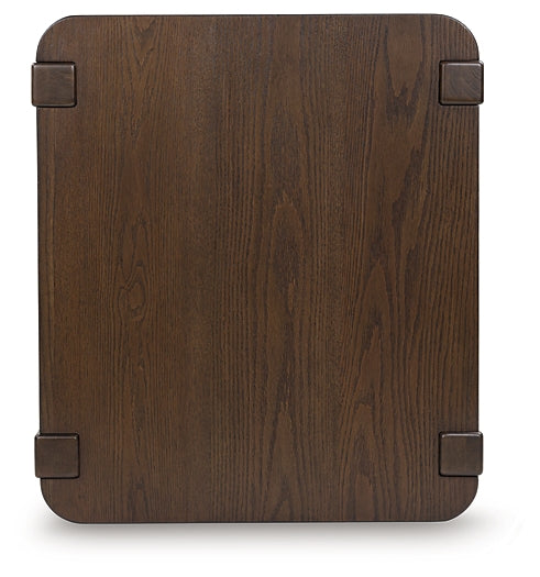 Breckington End Table - Dark Brown