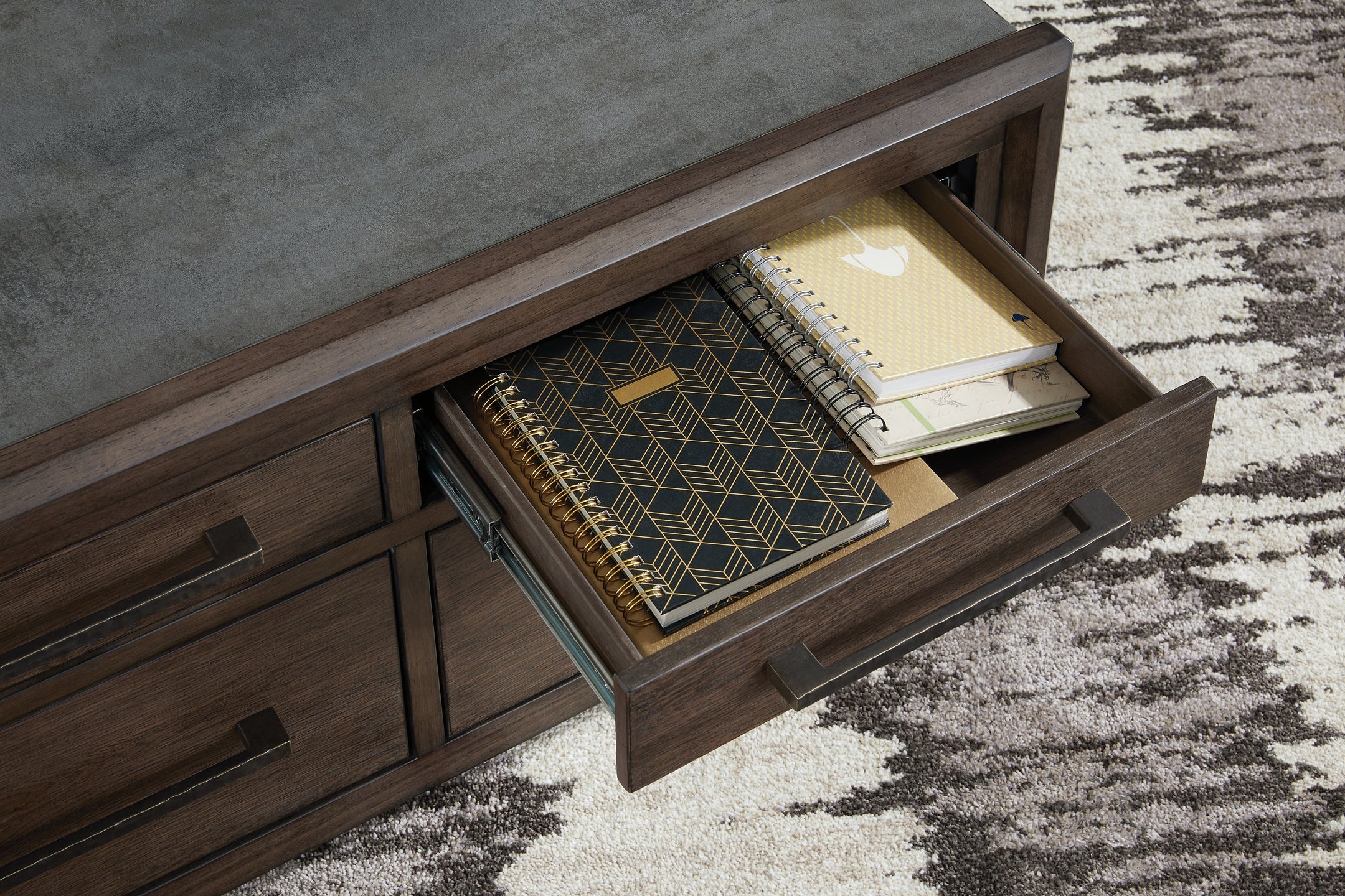 Kallenny Coffee Table - Brown/Gray