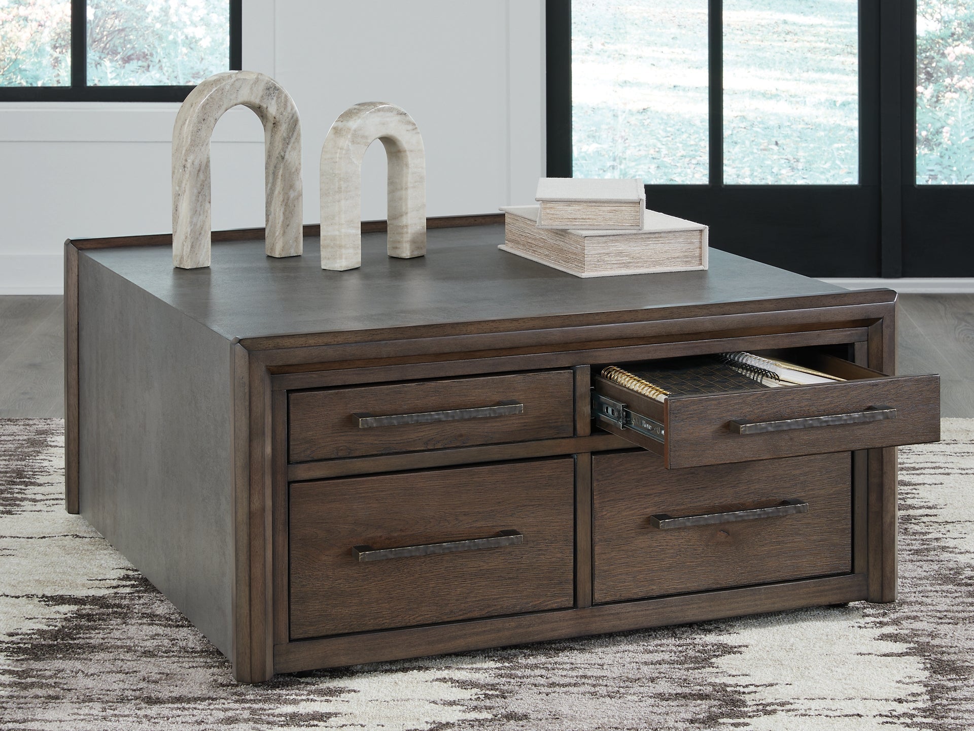 Kallenny Coffee Table - Brown/Gray