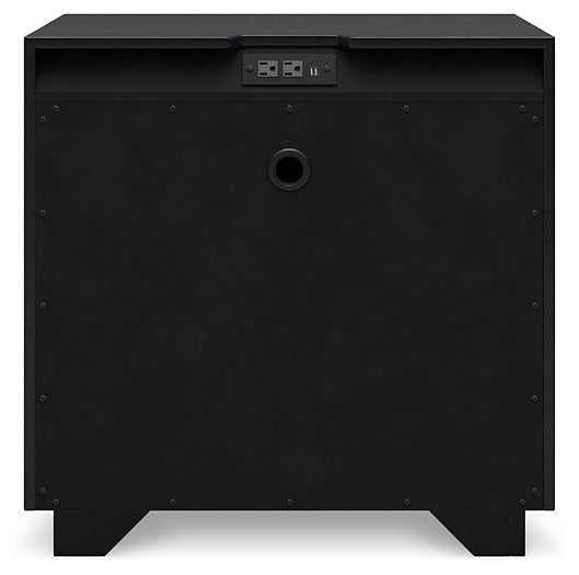 Londer Two Drawer Night Stand