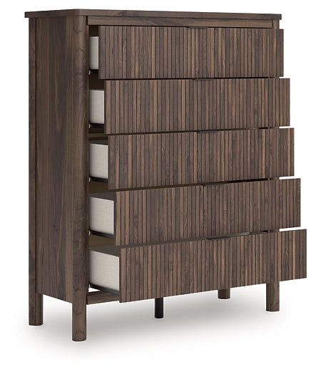 Pamytta Five Drawer Wide Chest