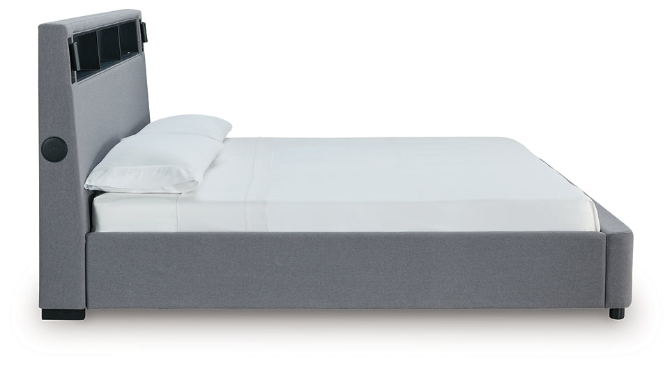 Verishaw California King Upholstered Bed