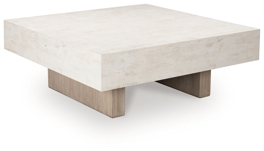 Jorlaina Coffee Table - Light Grayish Brown