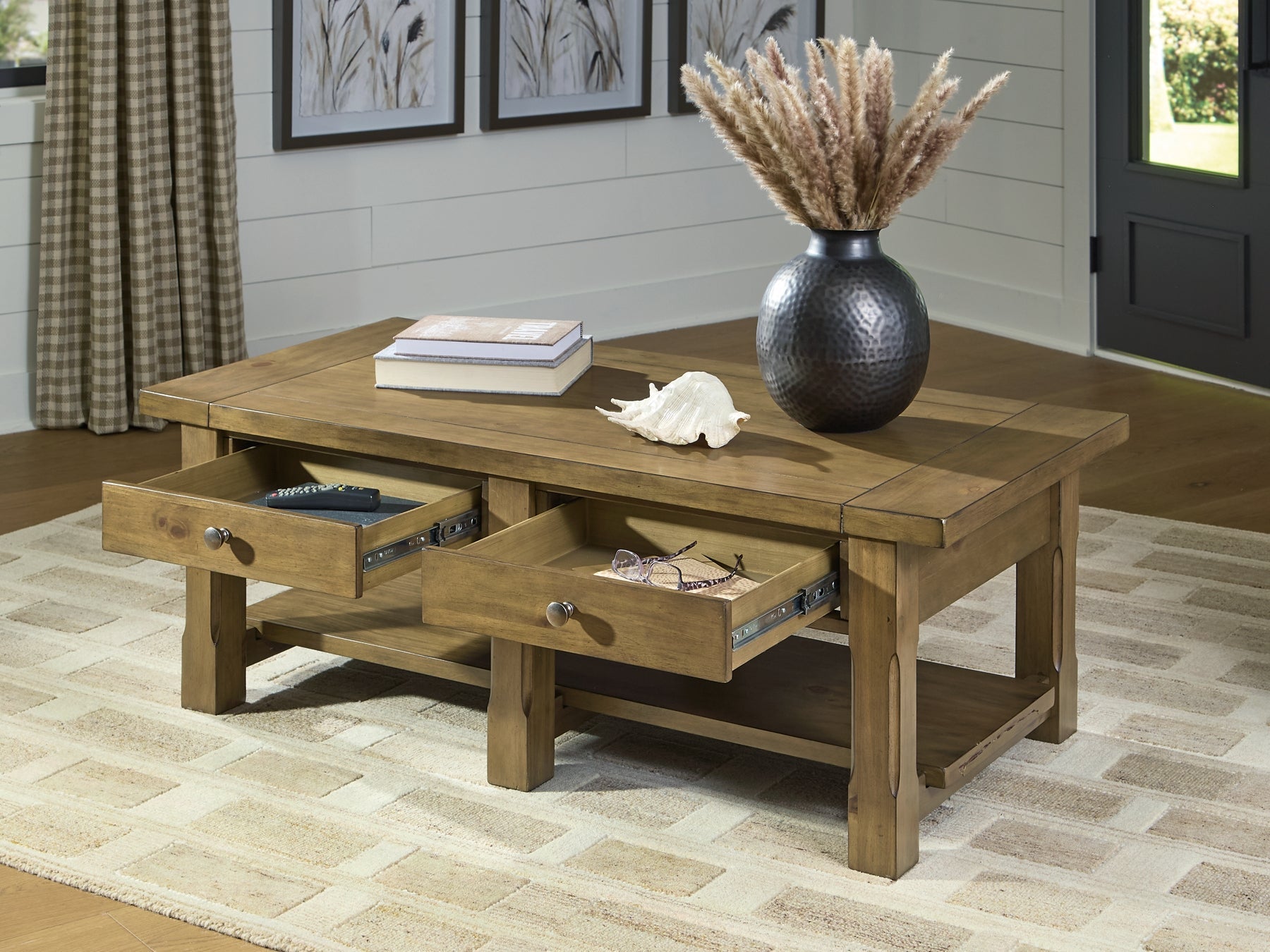 Vandenmore Coffee Table - Medium Brown