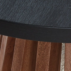Kallari End Table - Warm Brown/Black