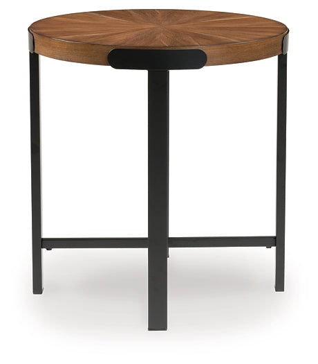 Crosstrail 3-Piece Table Set - Brown