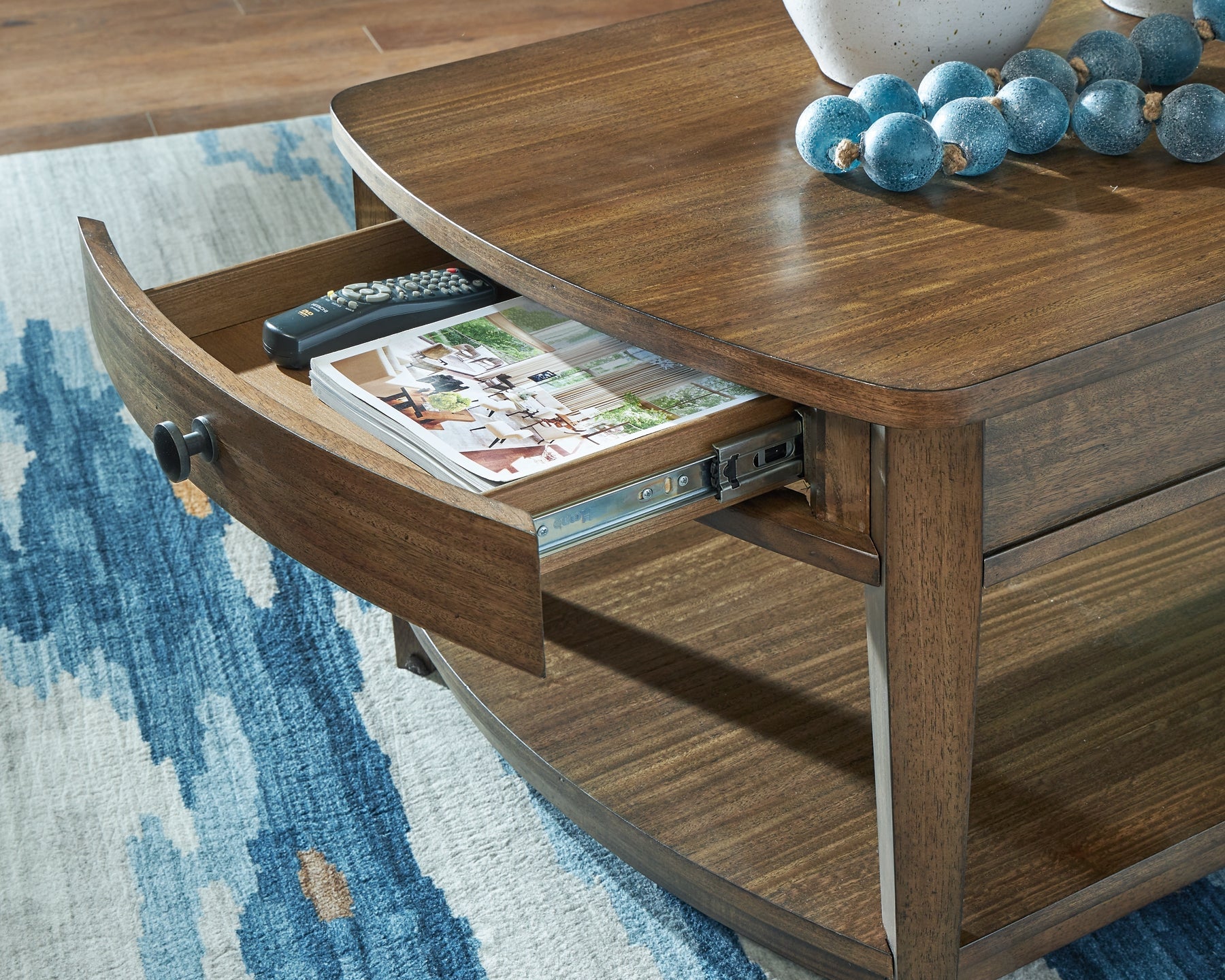 Burkbyer Coffee Table - Brown