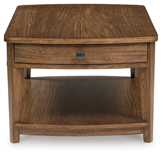 Burkbyer Coffee Table - Brown