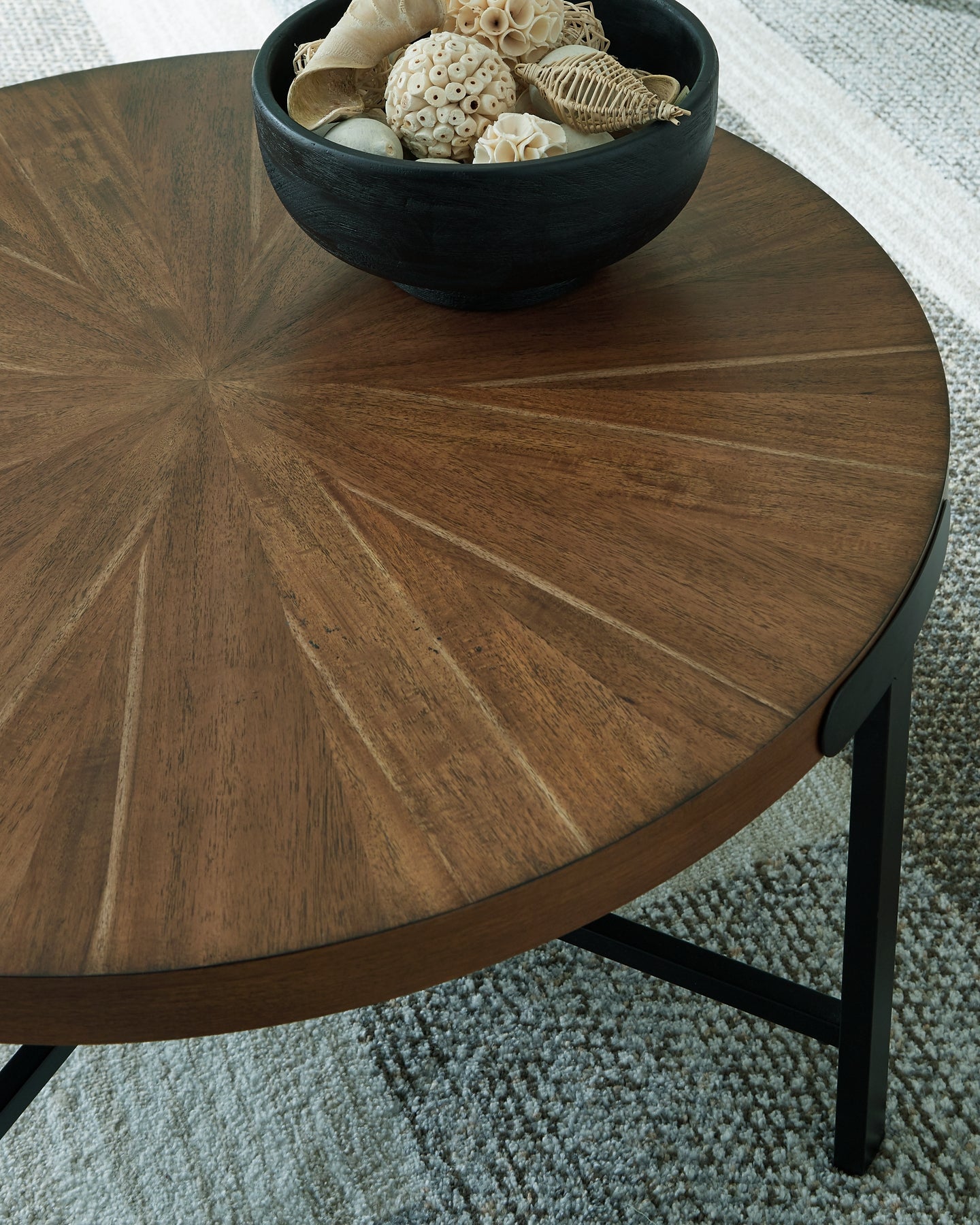 Crosstrail 3-Piece Table Set - Brown