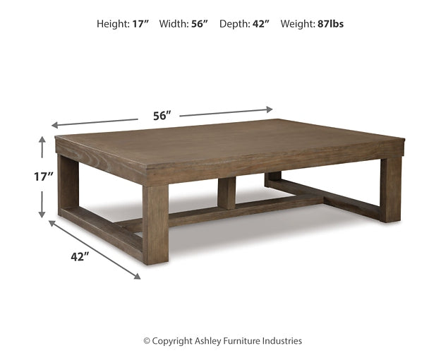 Cariton Coffee Table - Gray