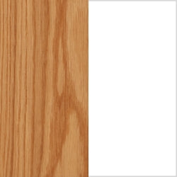 Realyn Chairside End Table - White/Brown