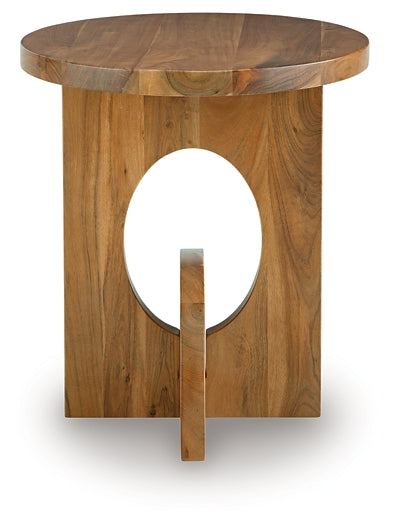 Hollbourne Accent Table - Brown