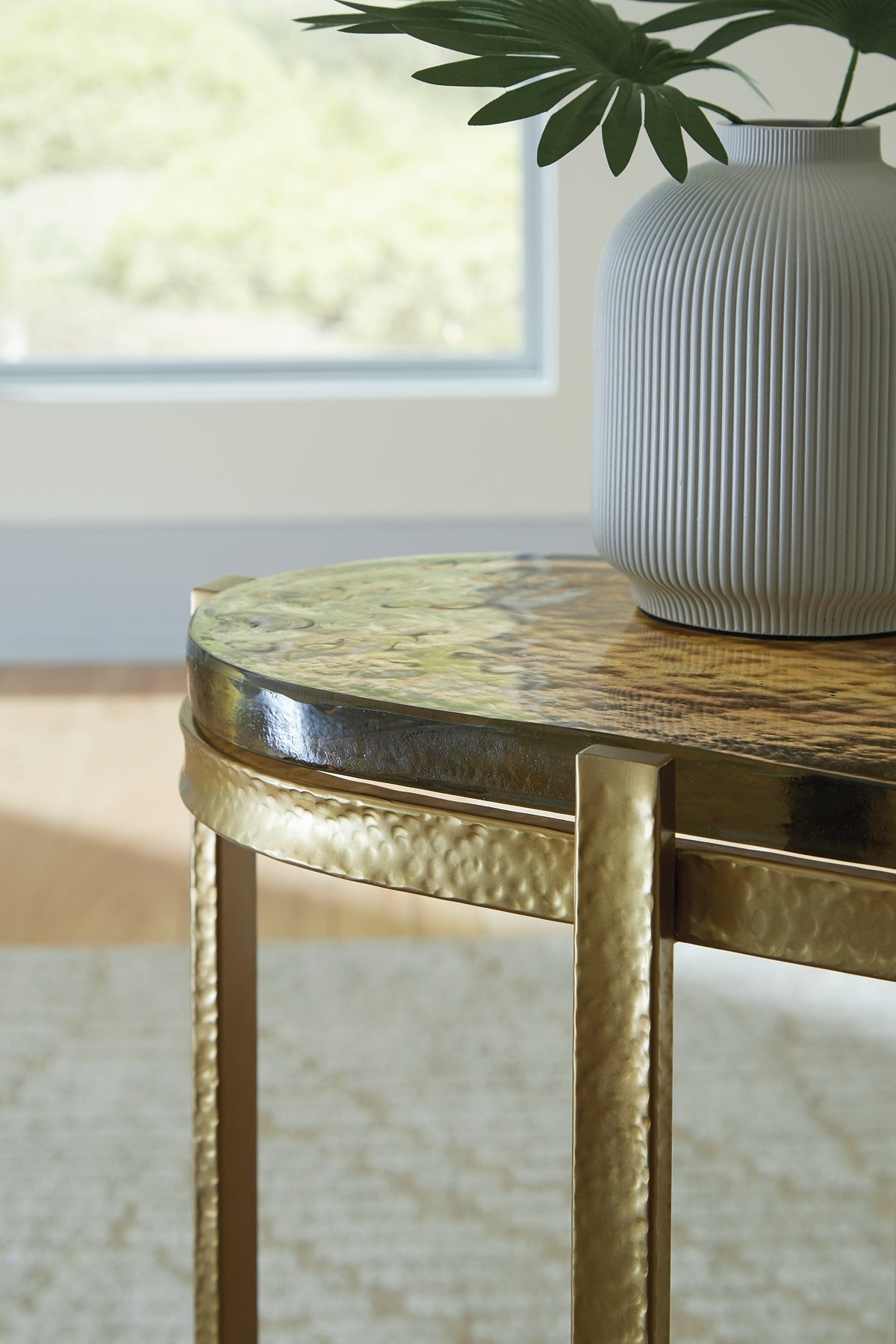 Porterville Accent Table - Gold Finish