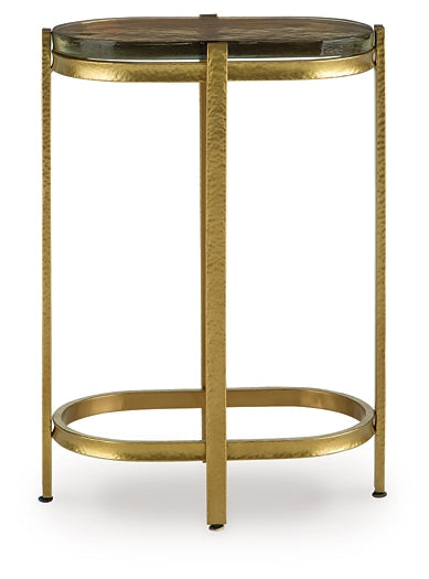 Porterville Accent Table - Gold Finish