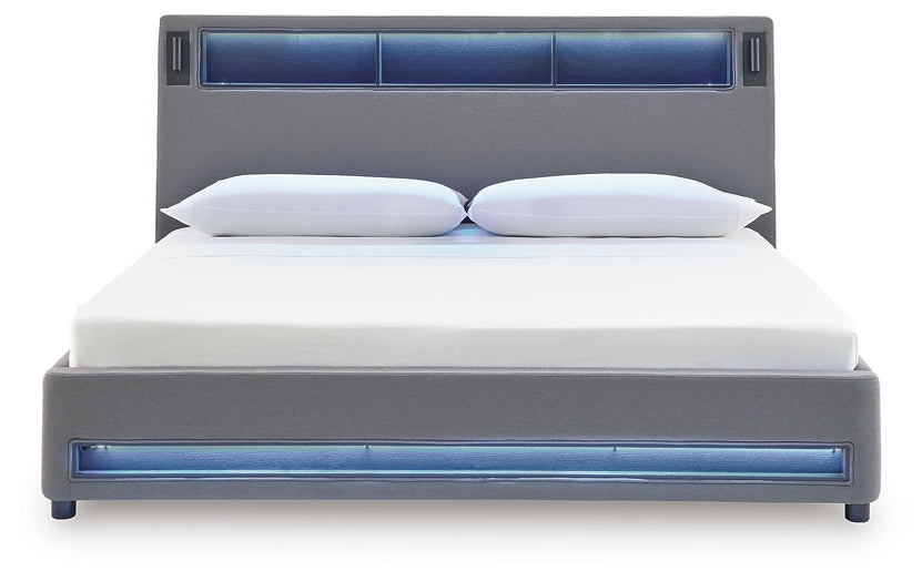 Verishaw California King Upholstered Bed