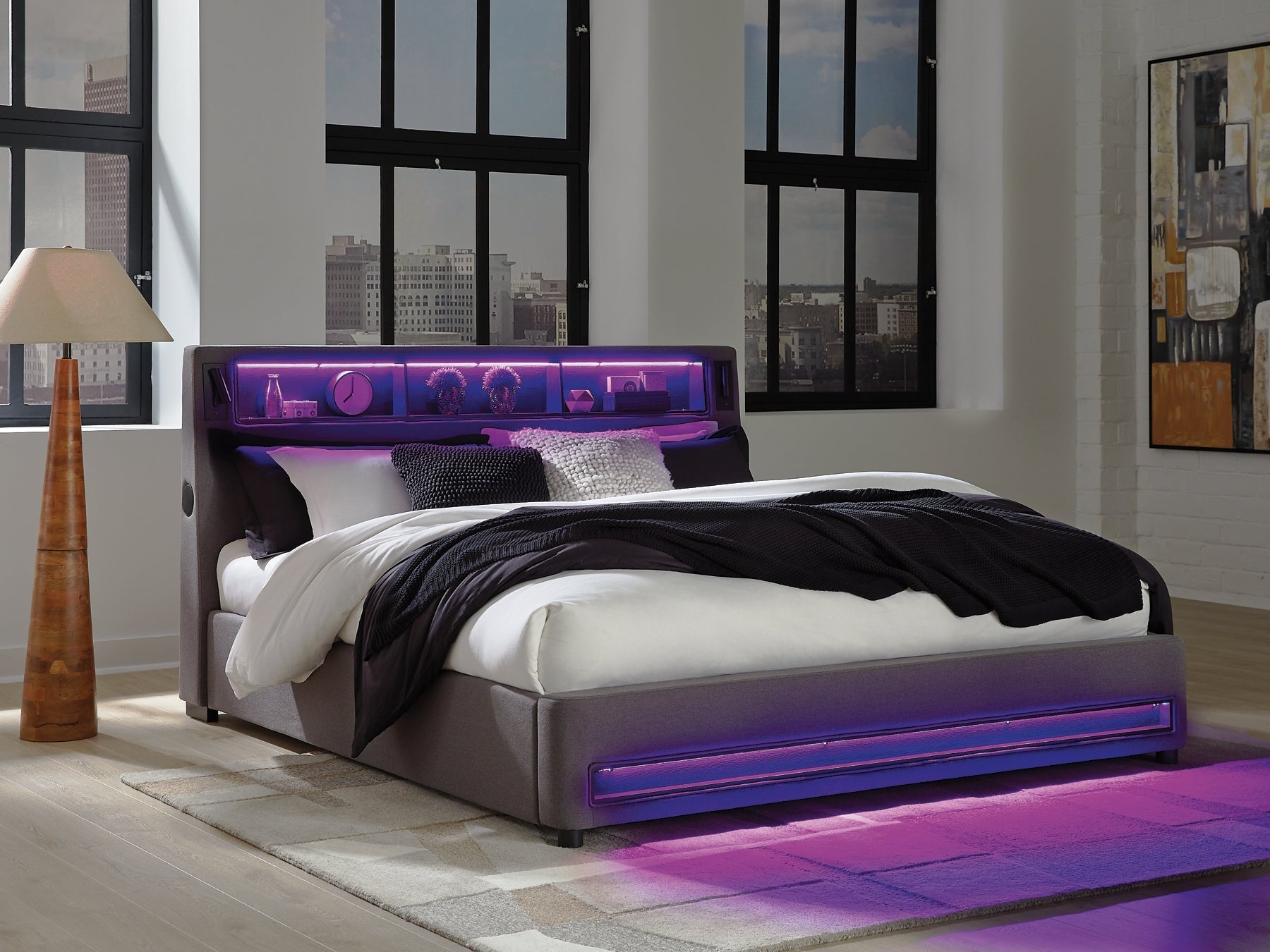 Verishaw California King Upholstered Bed