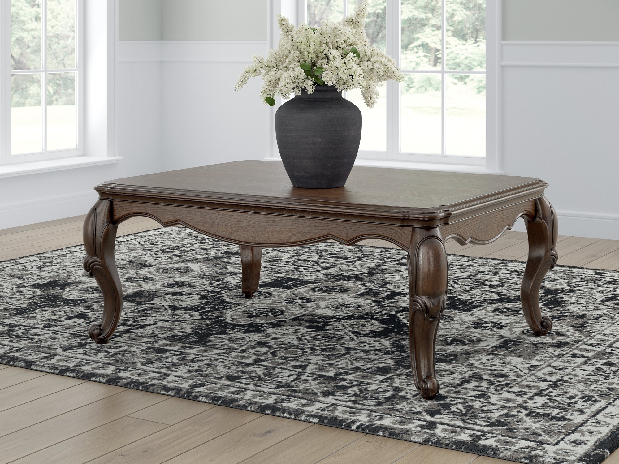 Maylee Coffee Table - Dark Brown