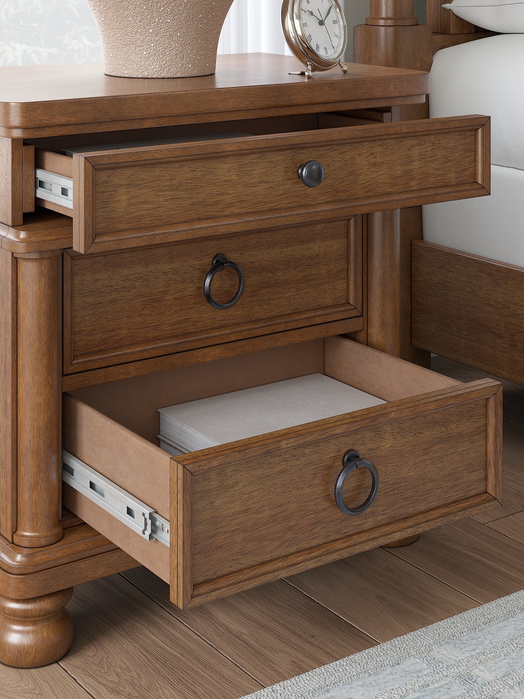 Rowlenstown Three Drawer Night Stand