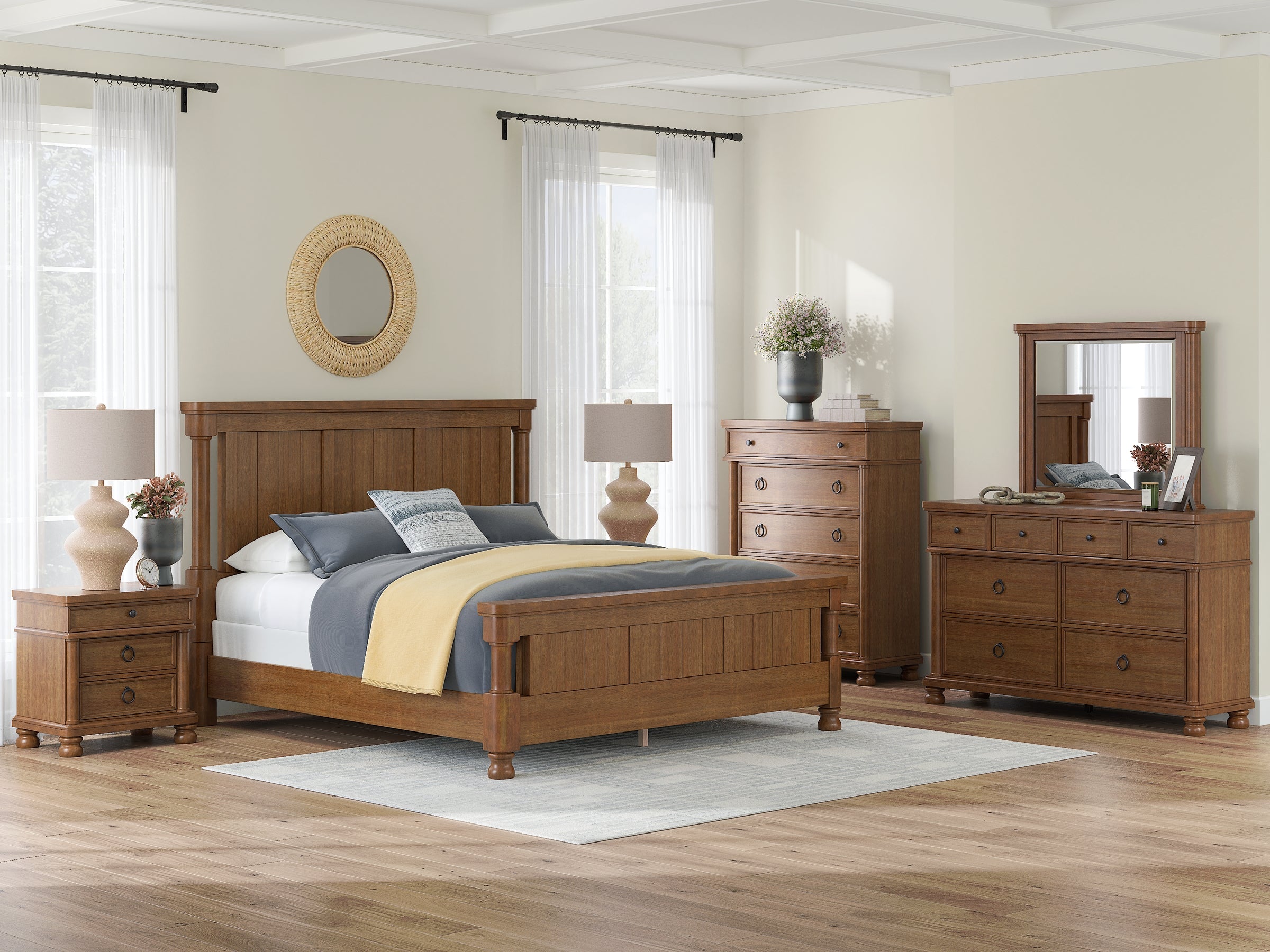 Rowlenstown Three Drawer Night Stand