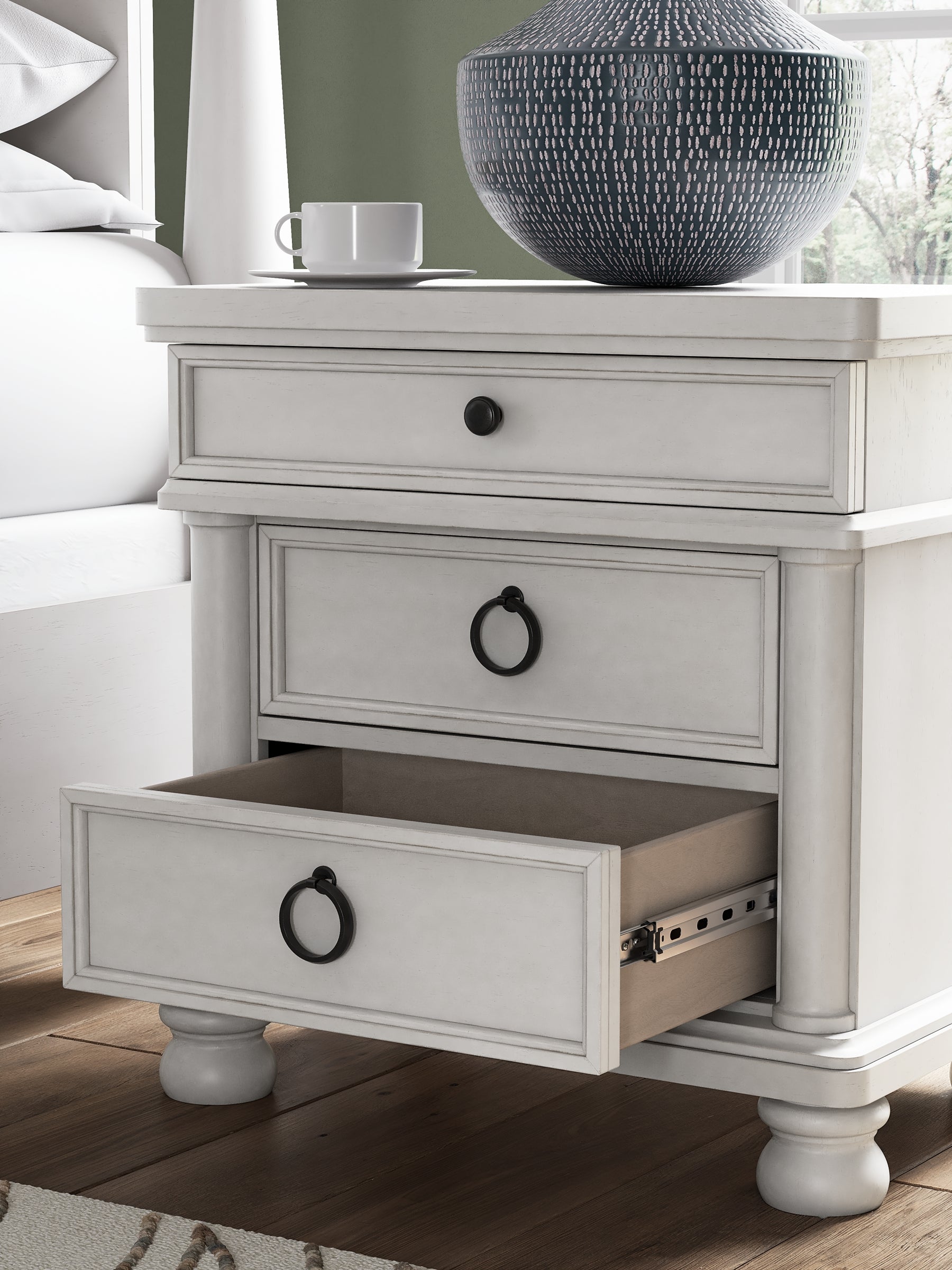 Rowlenstown Three Drawer Night Stand