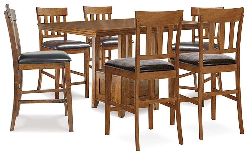 Ralene 7-Pc Counter Height Dining Set