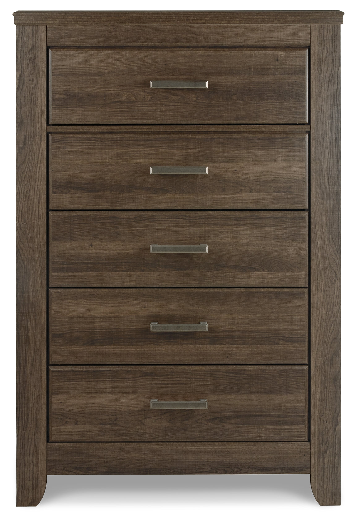 Juararo King/California King Panel Headboard Bed with Mirrored Dresser and Chest