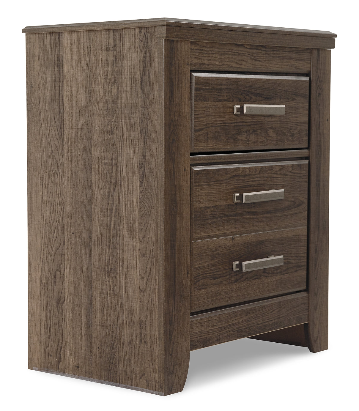 Juararo King/California King Panel Headboard Bed with Mirrored Dresser, Chest and Nightstand