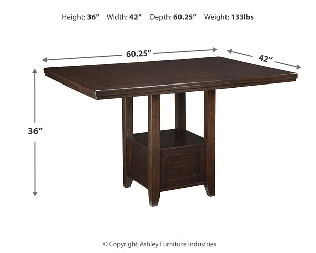 Haddigan 7-Pc Counter Height Dining Set