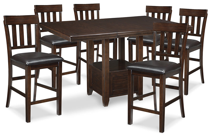 Haddigan 7-Pc Counter Height Dining Set