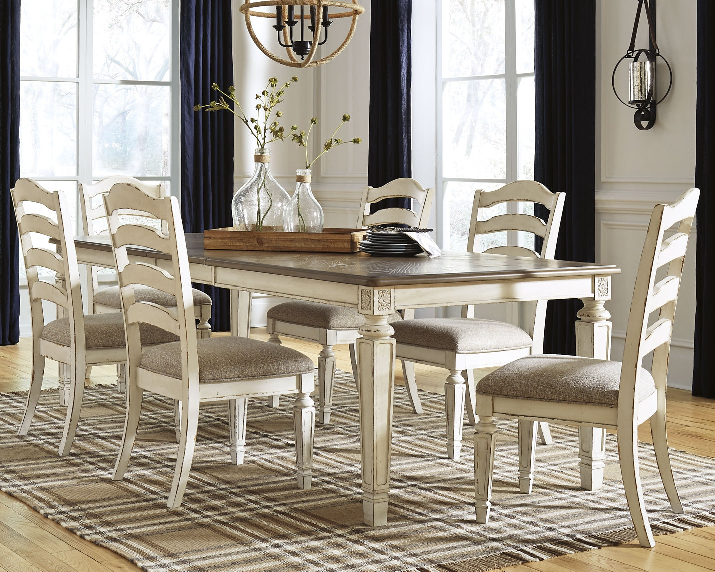 Realyn 9-Pc Dining Set