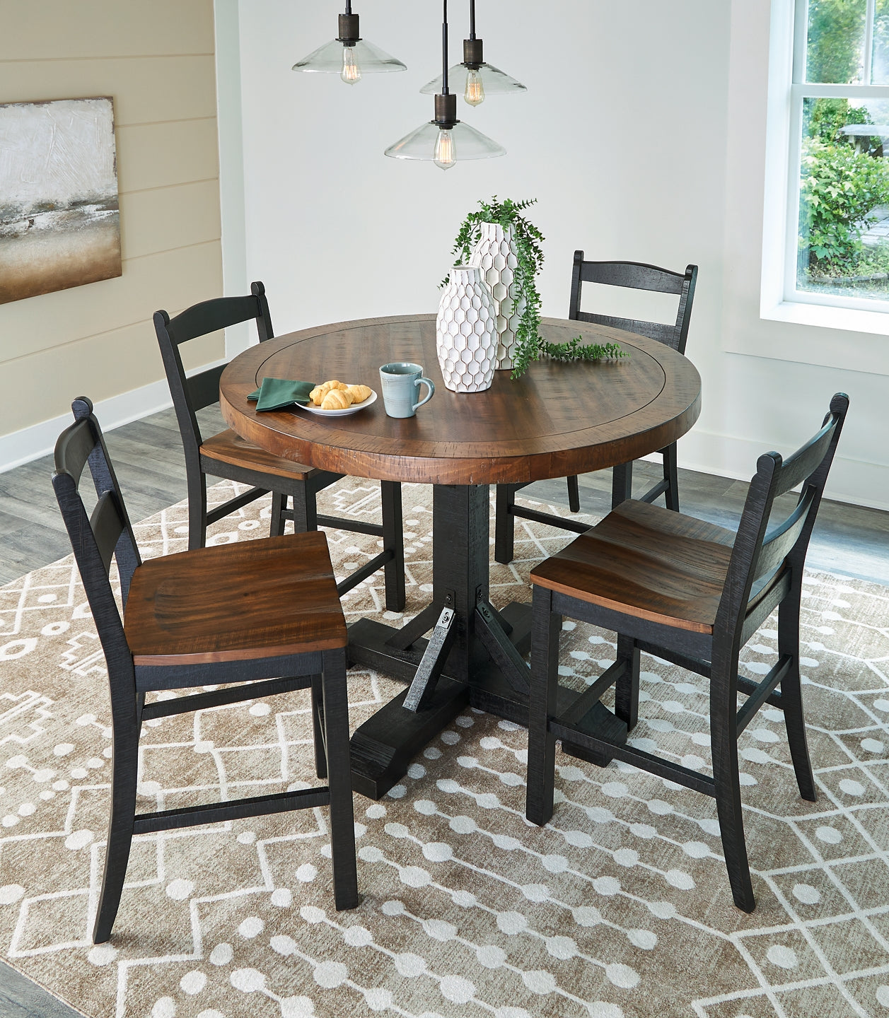 Valebeck 5-Pc Counter Height Dining Set