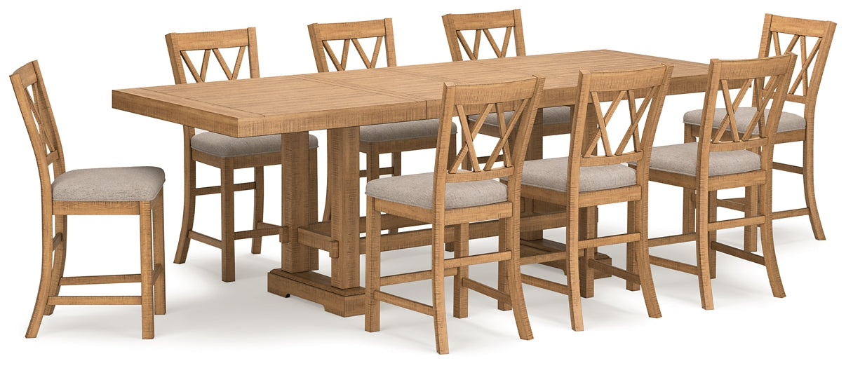 Havonplane 9-Pc Counter Height Dining Set