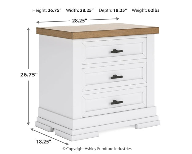 Ashbryn King Panel Storage Bed with Mirrored Dresser, Chest and Nightstand
