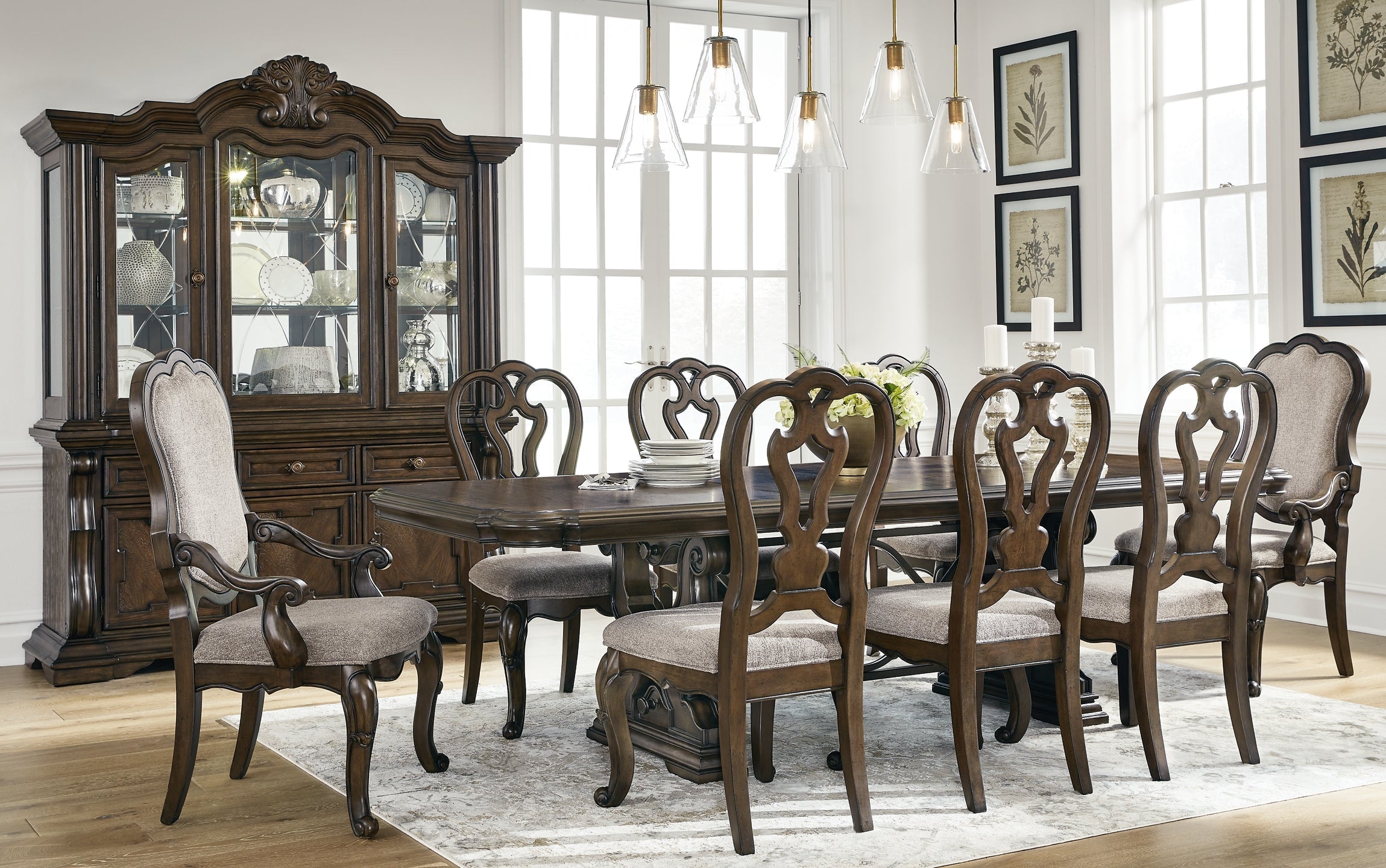 Maylee 9-Pc Dining Set