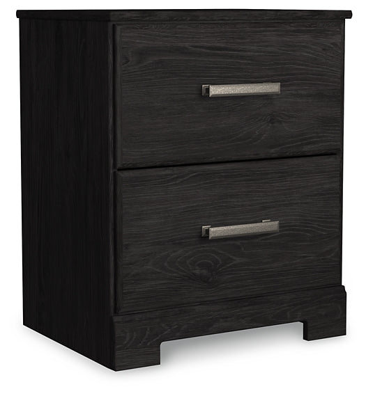 Belachime Queen Panel Bed with Mirrored Dresser, Chest and Nightstand