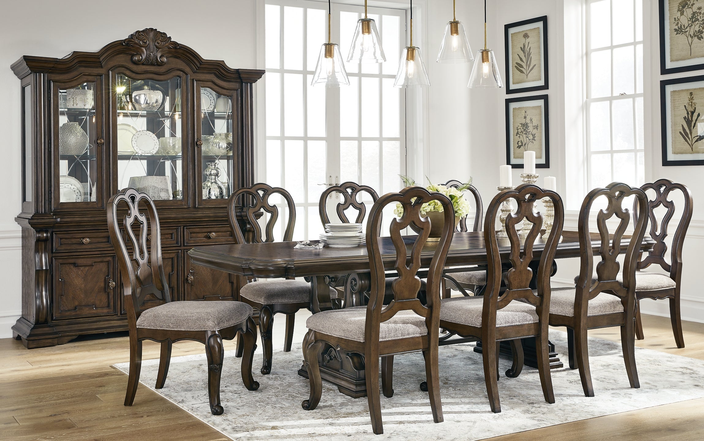 Maylee 9-Pc Dining Set