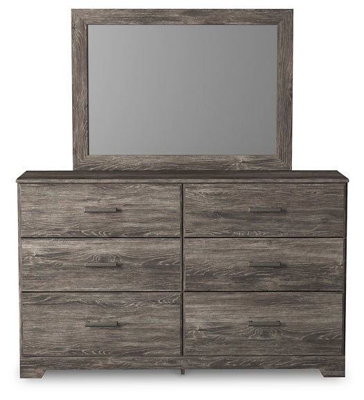 Ralinksi Queen Panel Bed with Mirrored Dresser, Chest and Nightstand