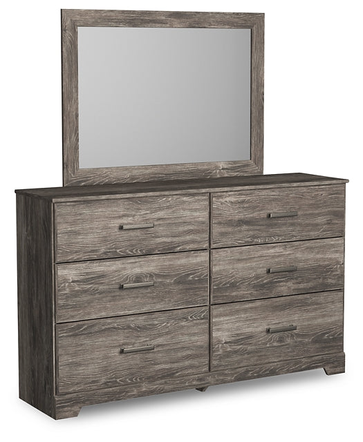 Ralinksi Queen Panel Bed with Mirrored Dresser, Chest and Nightstand