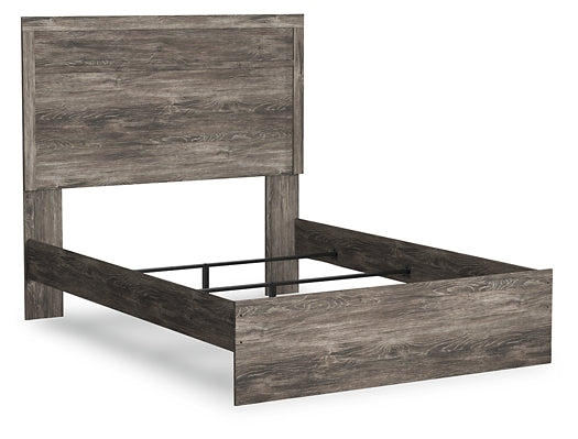 Ralinksi Full Panel Bed with Mirrored Dresser and Chest