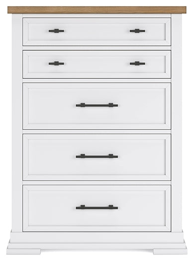 Ashbryn Queen Panel Storage Bed with Mirrored Dresser and Chest