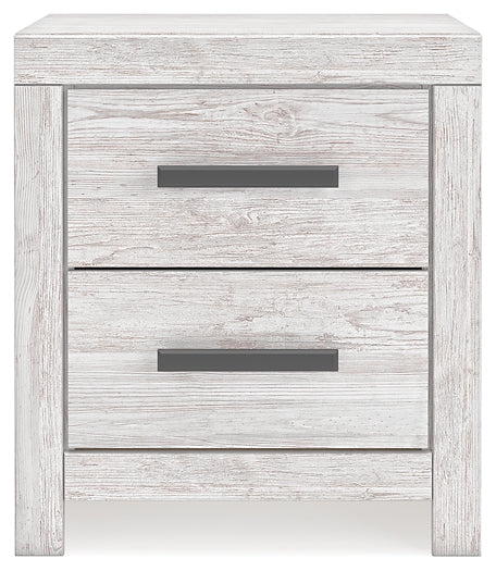 Cayboni Twin Panel Bed with Mirrored Dresser, Chest and Nightstand
