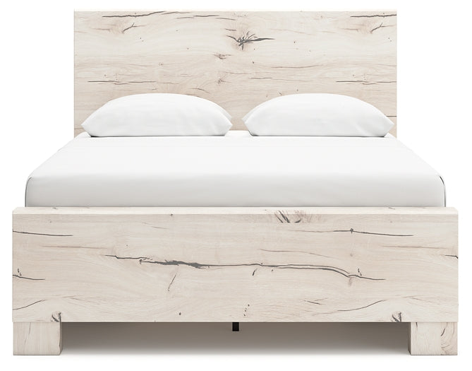 Lawroy Queen Panel Bed with Mirrored Dresser