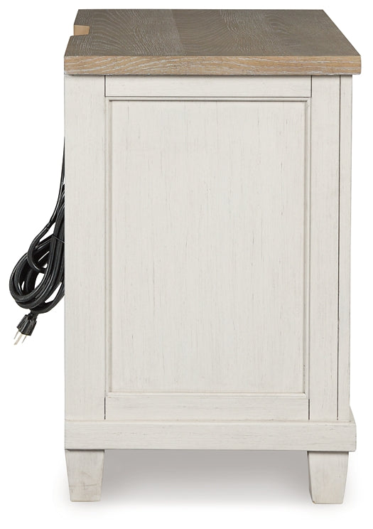 Shaybrock California King Panel Bed with Mirrored Dresser, Chest and Nightstand
